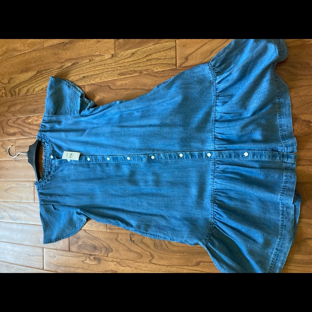 LOFT denim dress. Size 4.